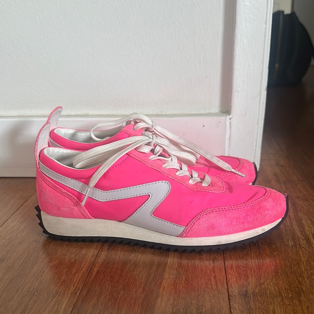rag & bone Pink and Gray Women's Sneakers